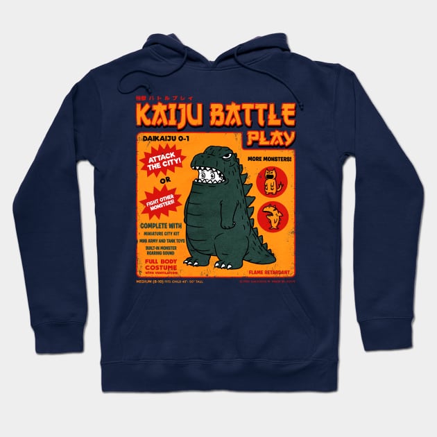 Kaiju Battle Player 1 Hoodie by pigboom